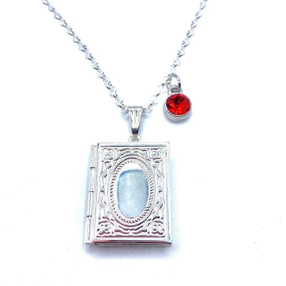 Book Locket Necklace - Picture 9 of 11